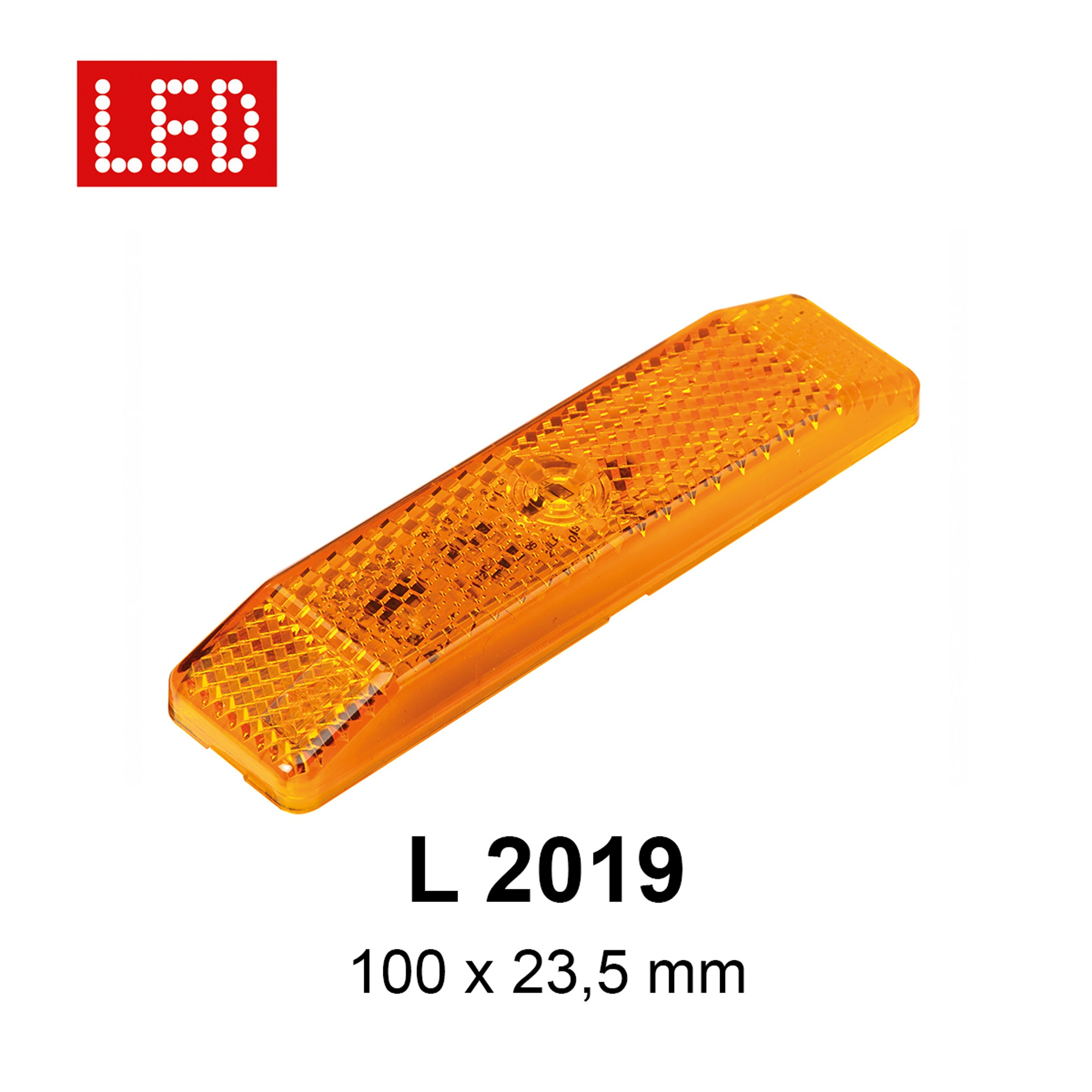 Jokon SMLR 2019 Seitenmarkierungsleuchte mit Rückstrahler 12 und 24 V