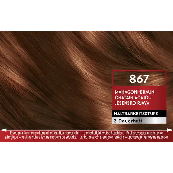 Intensiv-Color-Creme 867 Mahagoni-Braun