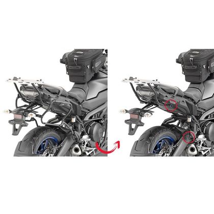 Support valises Kappa à liaison rapide pour valises K33