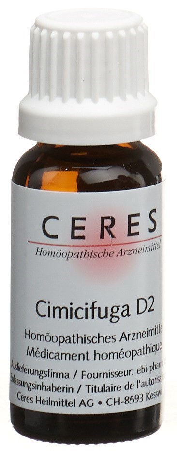 CERES Cimicifuga 2 D<br>20 ml, Flasche, Dilution, Dilution