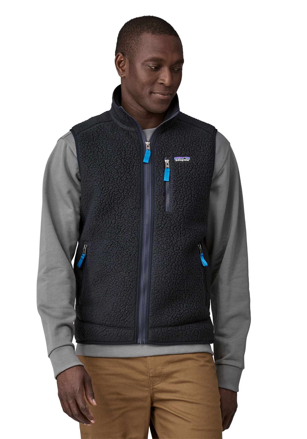 Patagonia Fleeceweste M's Retro Pile Vest Pitch Blue w/Endless Blue