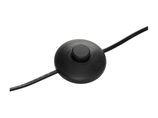 Lampadaire en Métal Noir et Doré H 151 cm