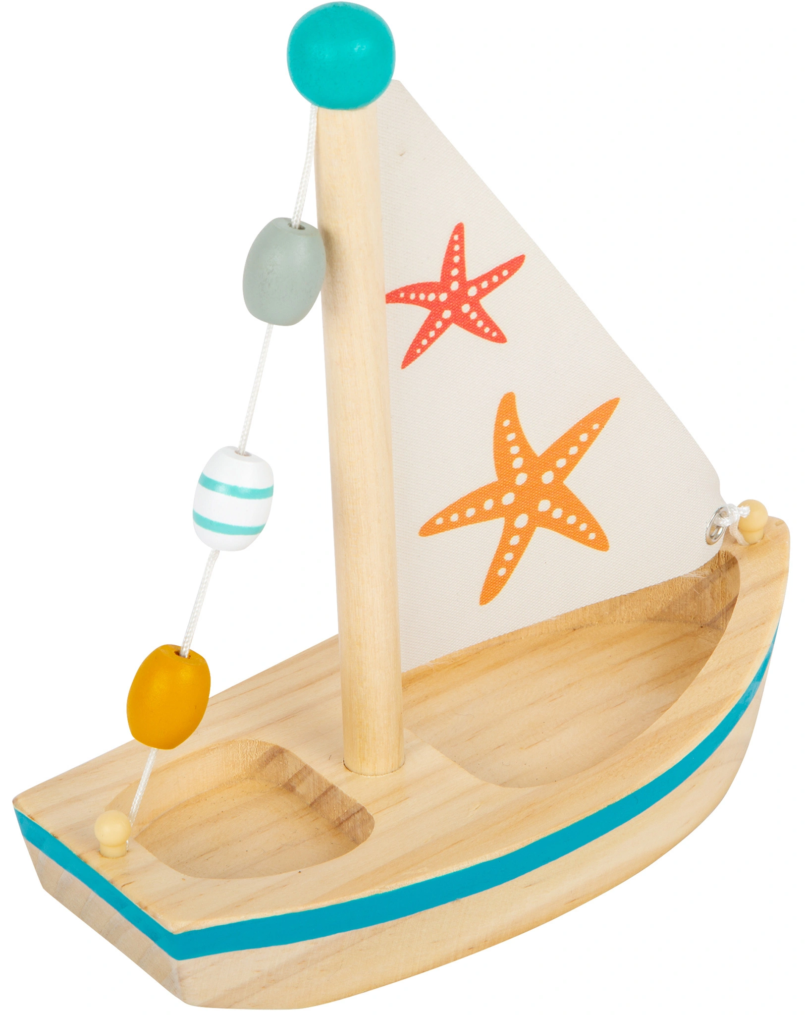 Wasserspielzeug SEGELBOOT - SEESTERN aus Holz