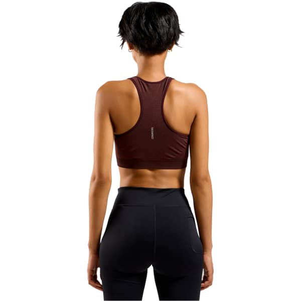 Brassière trail ODLO SEAMLESS MEDIUM CERAMICOOL SPORT BRA FUDGE MELANGE