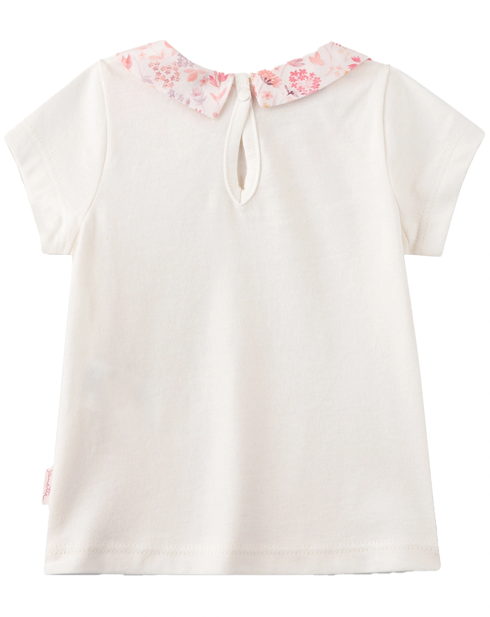 T-Shirt BLUMENKRAGEN in ivory