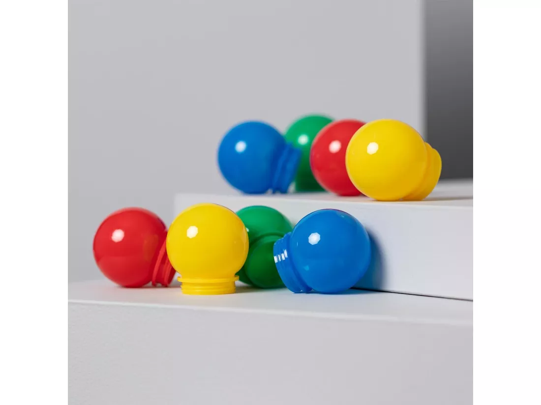 Remplacement Boules pour Guirlande Multicolore 8 Unités Multicolore
