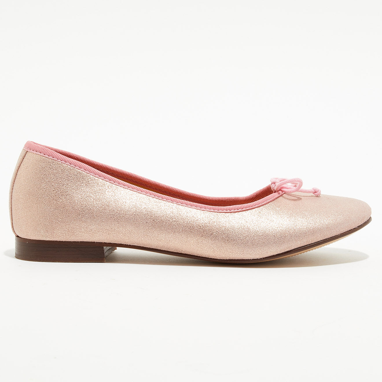 Quartier Latin Ballerines en Cuir irisé Jeanne roses