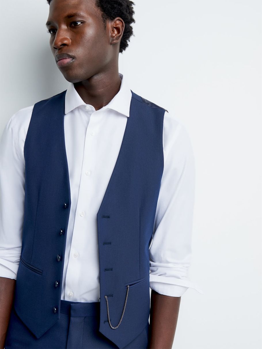 Chemise slim unie