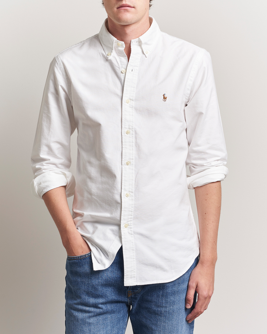 Polo Ralph Lauren Custom Fit Oxford Shirt White