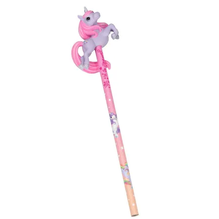 Depesche Ylvi & the Minimoomis Bleistift mit 3D Topper, 1 Stück, 3-Fach sortiert