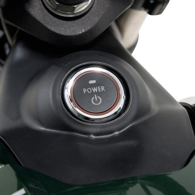 Moto électrique Super SOCO TC Vintage - Verte