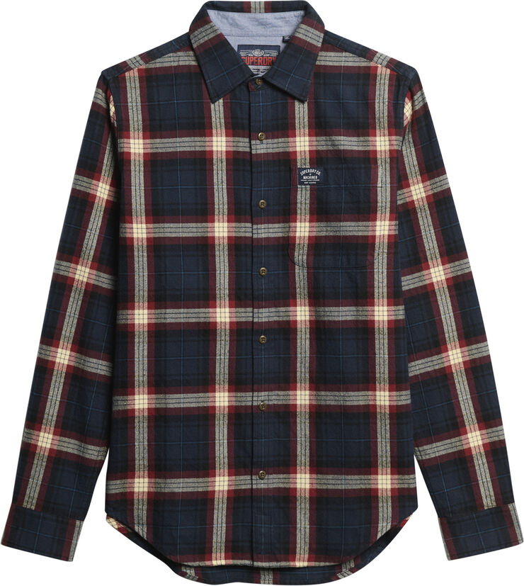 Superdry L/S COTTON LUMBERJACK SHIRT Oregon check navy