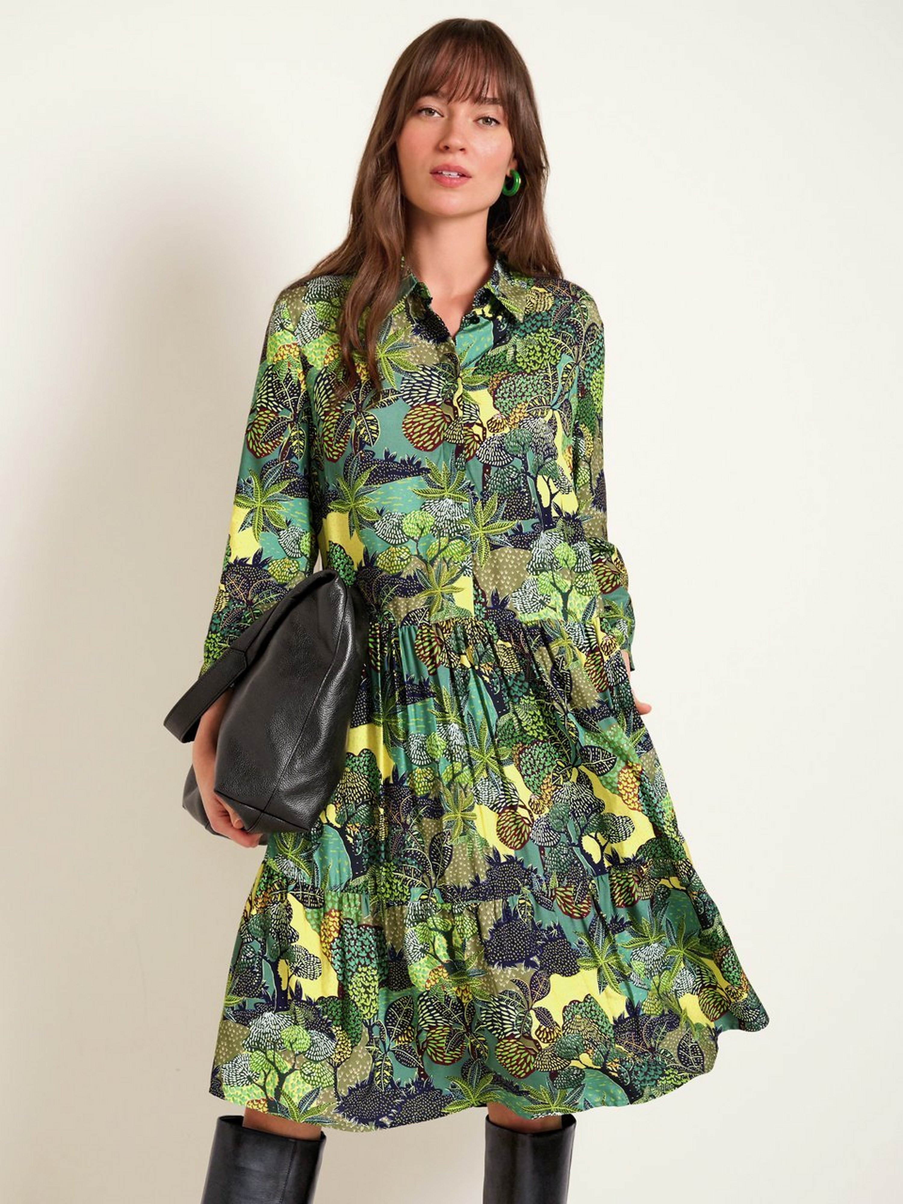 Kleid mit 3/4-Arm