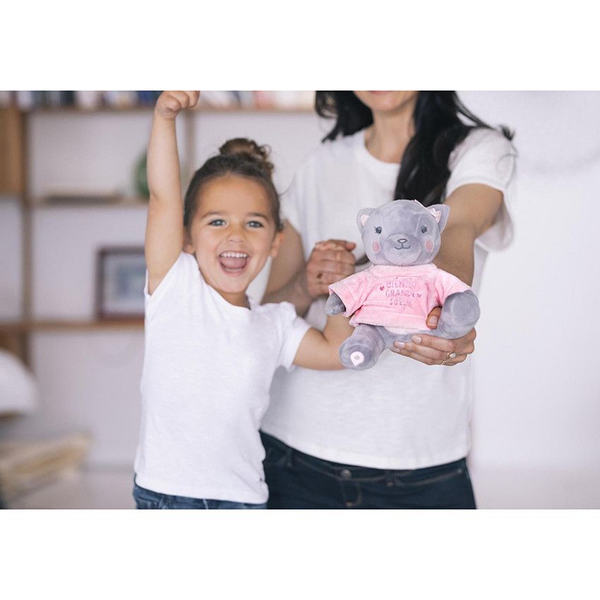 Habillage pour peluche annonce de naissance 