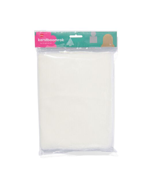 cache sapin de noël 45cm blanche