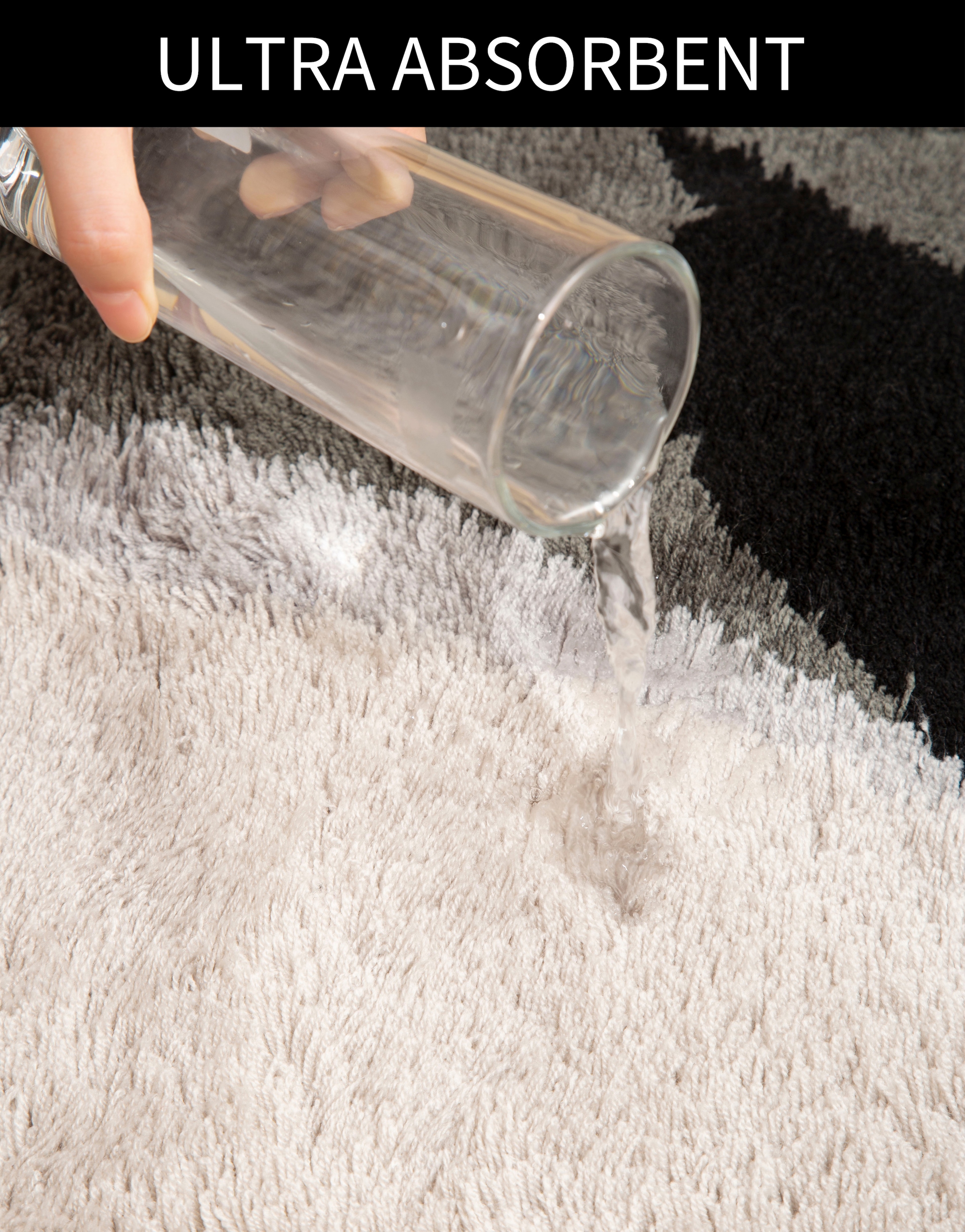 my home Badematte »Magnus, Badvorleger, Badezimmer Teppich« mehrfarbig, Badteppich, Badematten auch als 2 teiliges Set & rund