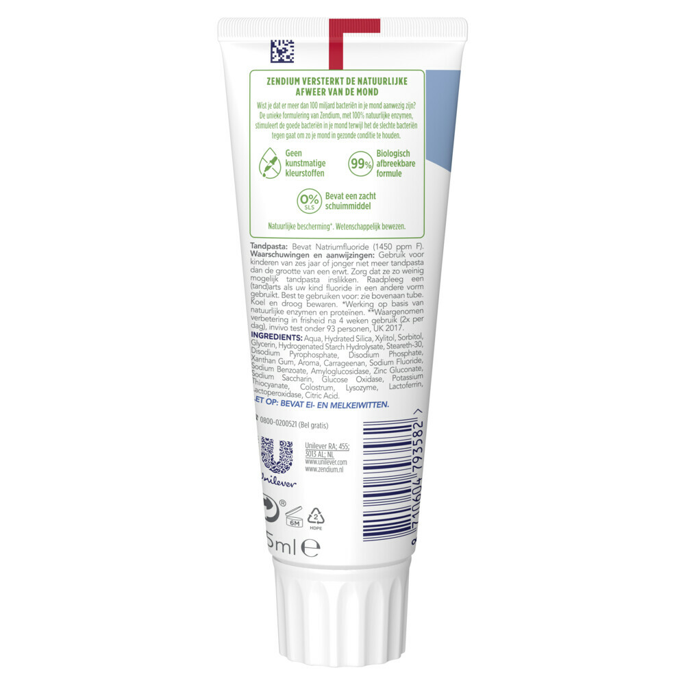 Zendium Tandpasta Fresh+White75 ml