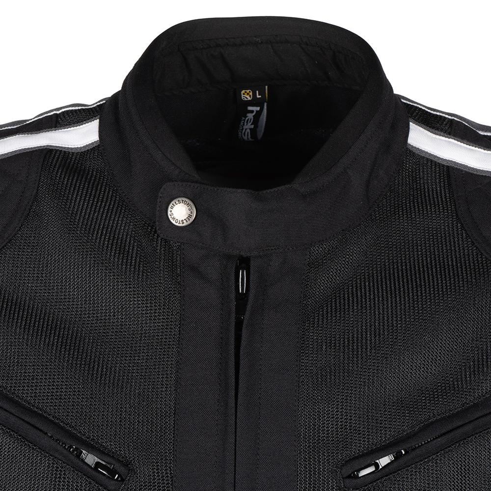 Helstons - Blouson Pace Air Noir / Blanc / Gris