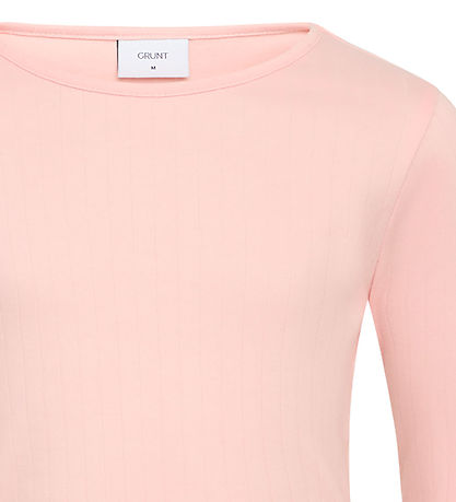 Grønt Bluse - Rib - Dopim - Pearl Pink