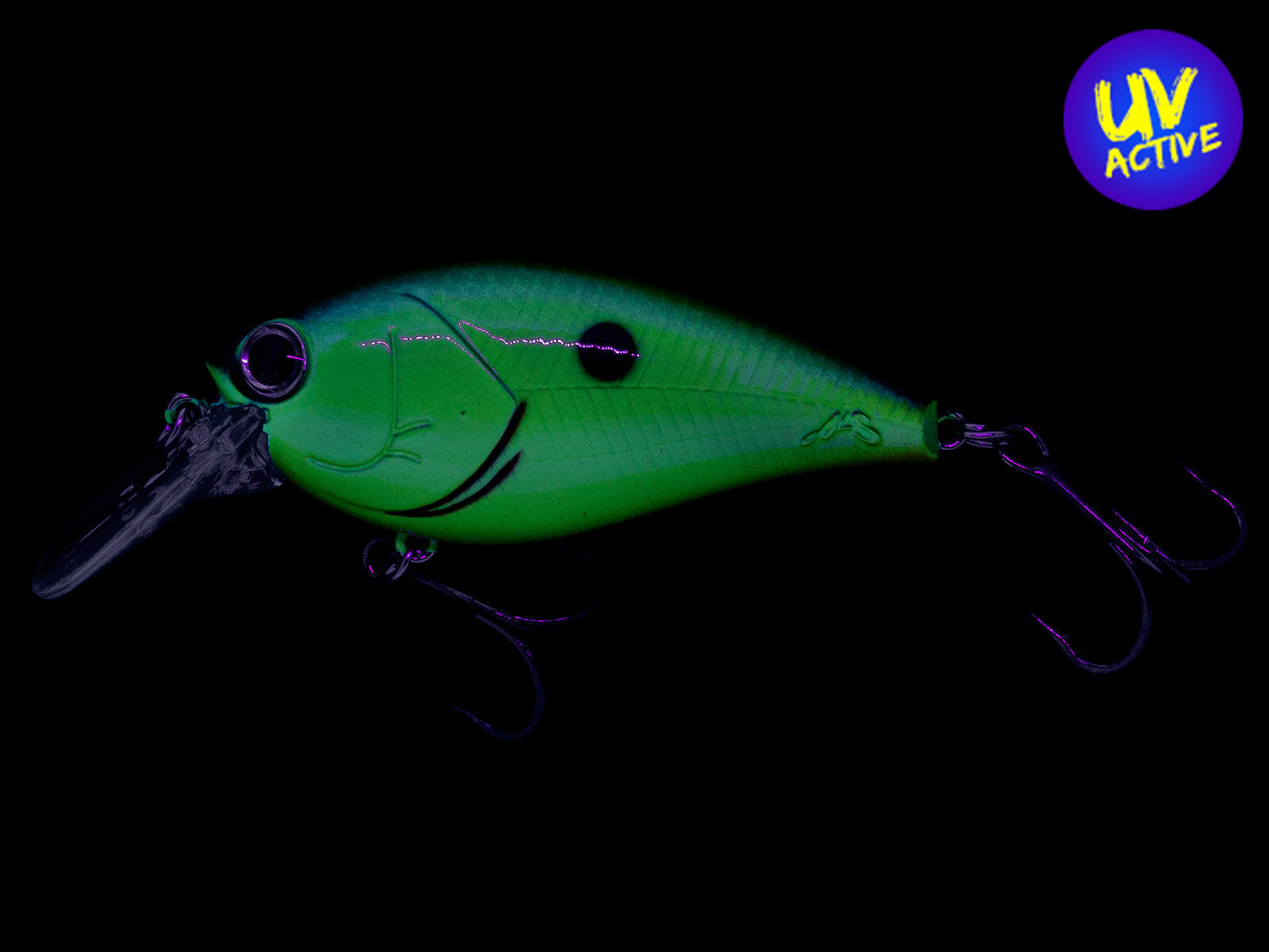 Shot Omega Big 62 (239) Chartreuse Black Shad(Nories)