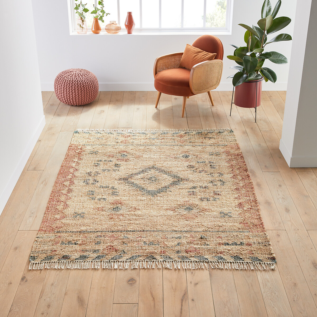 LA REDOUTE INTERIEURS<br>Tapete Kilim com efeito usado, Navaja