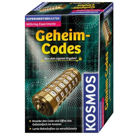 KOSMOS Experimentierkasten Geheim-Codes: Bau dein eigenes Kryptex