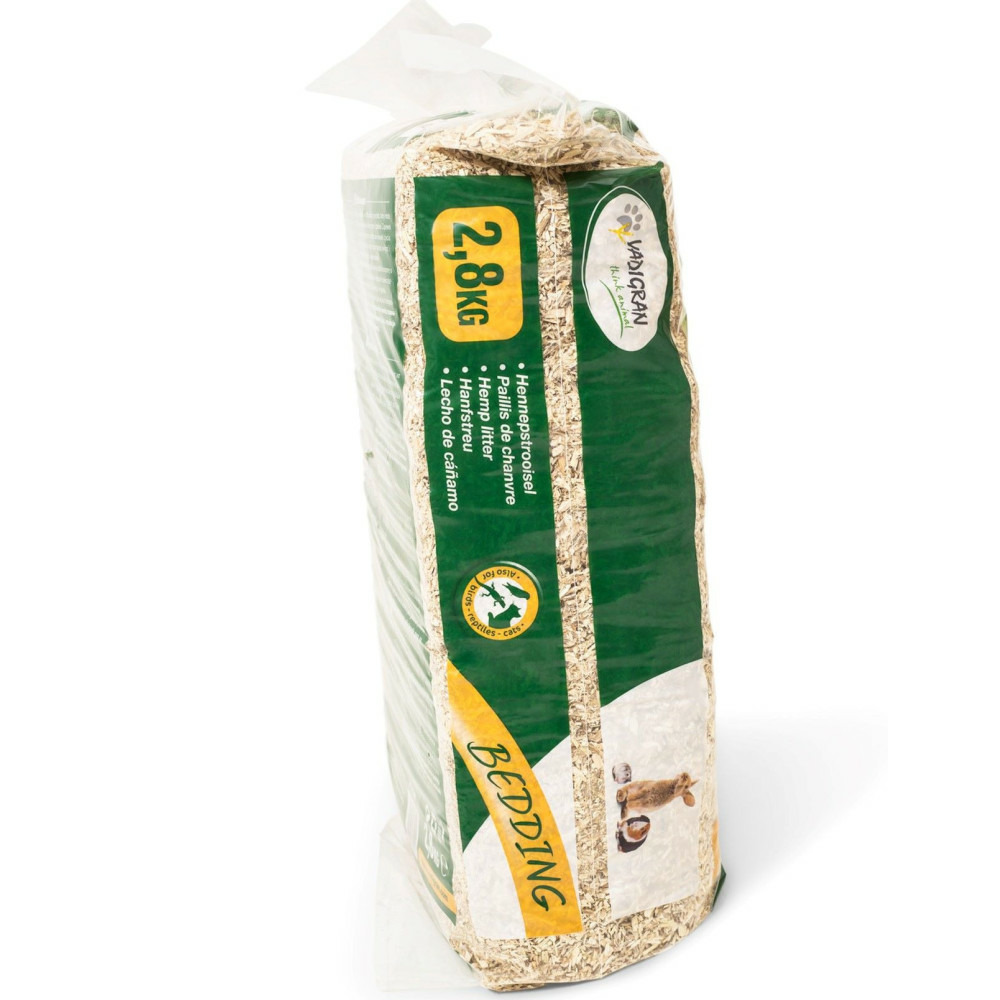 Paillis de chènevis 2,8 kg bedding pour lapin et rongeurs