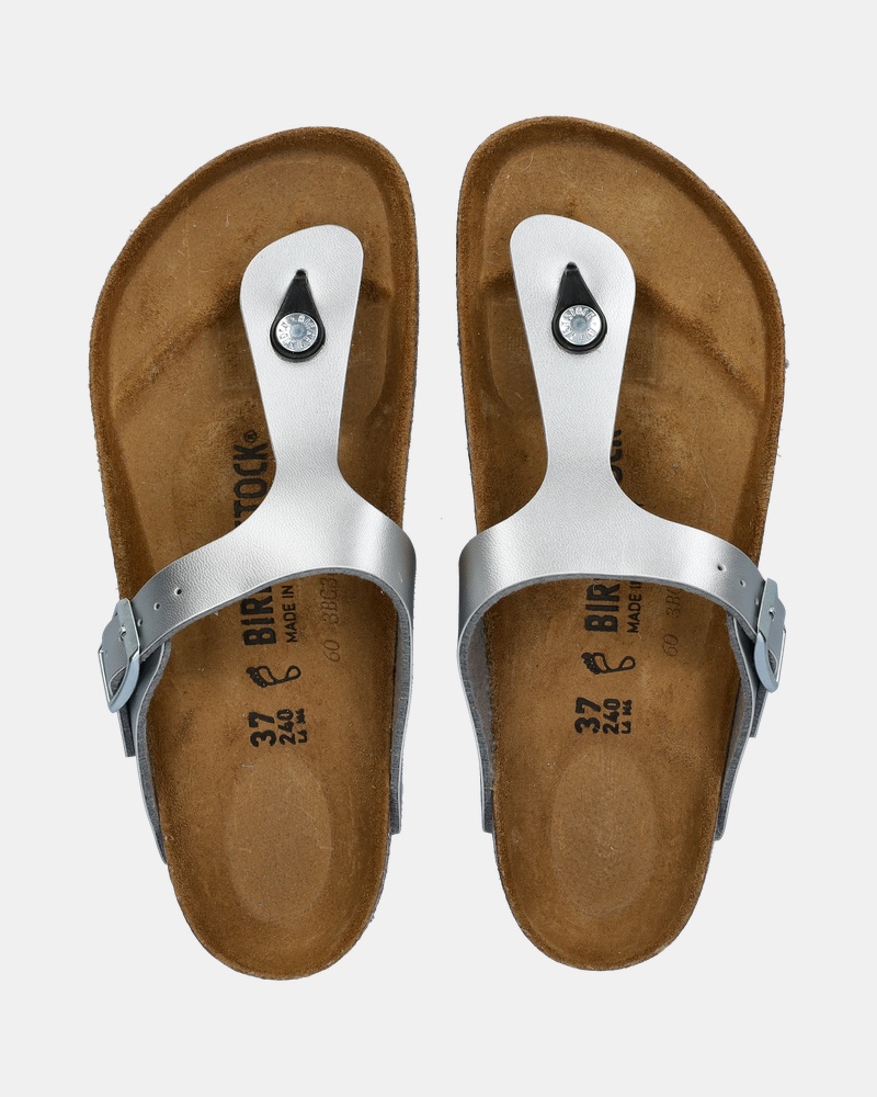 Birkenstock Gizeh Sandalen  - zilver