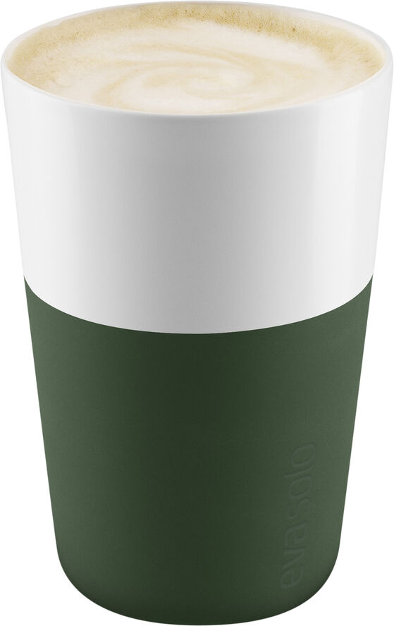 Eva Solo 2 Cafe Latte-krus Emerald green Emerald green