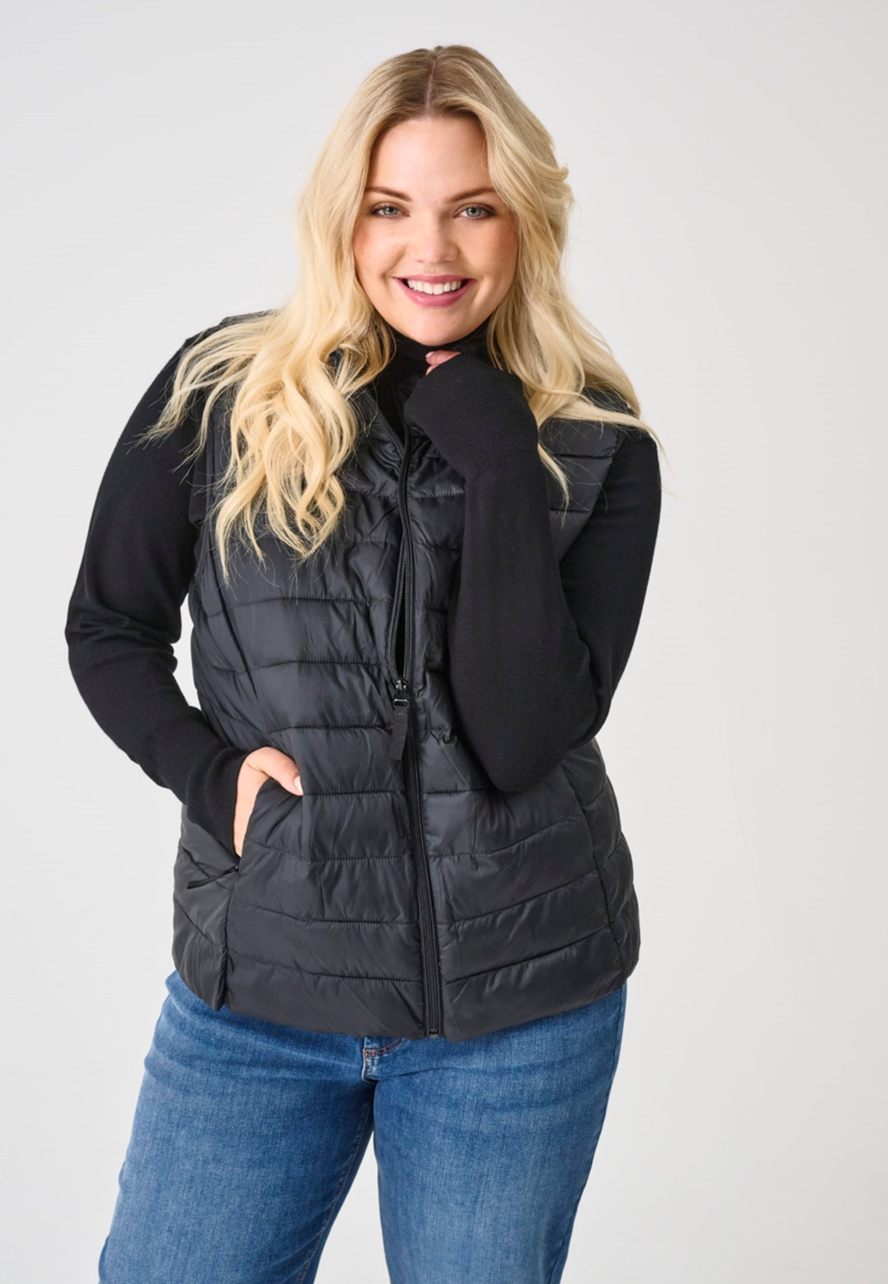 ONLY CARMAKOMA Steppweste »CARTAHIA LW QUILTED WAISTCOAT OTW«