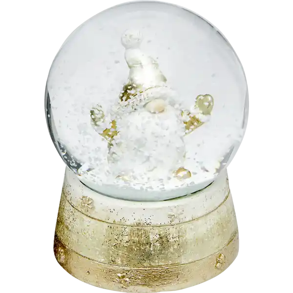 SCHNEEKUGEL WICHTEL GOLD