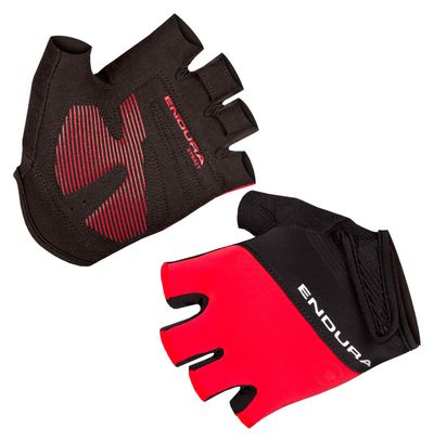 Paire de Gants Courts Endura Xtract II Rouge