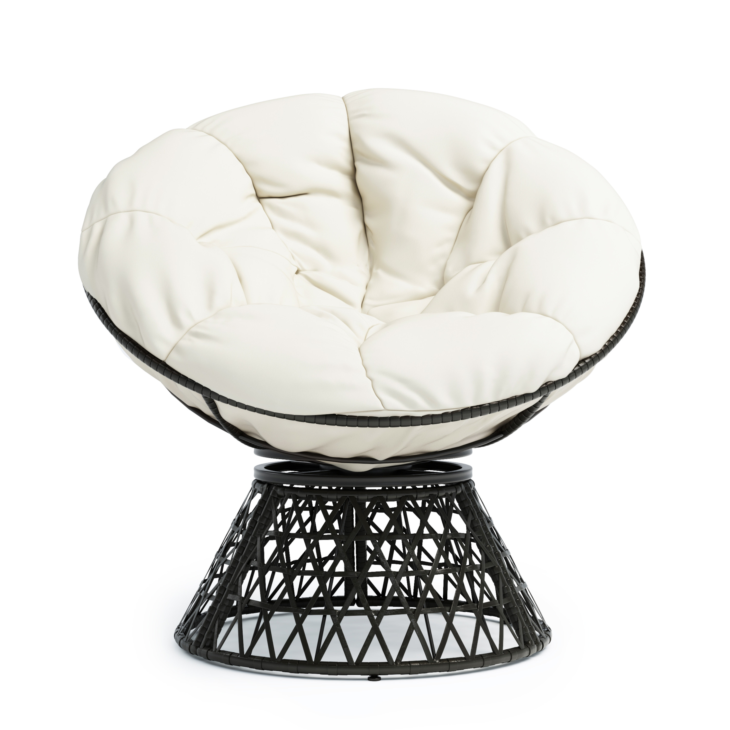 Loungesessel drehbar FOLKER weiss