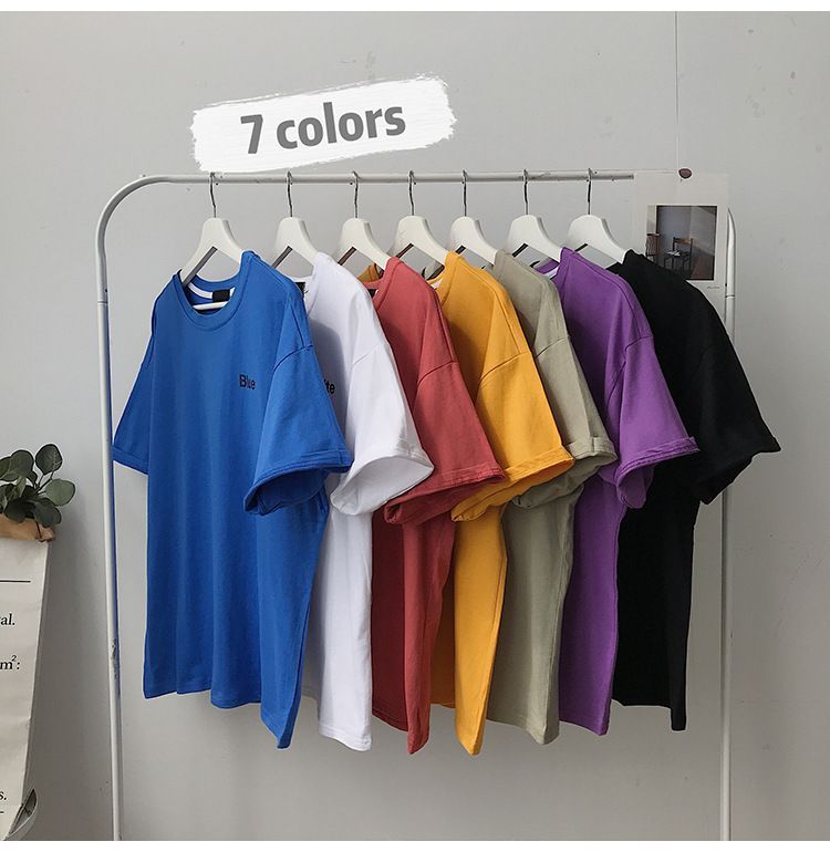 POSI - T-shirt met elleboogmouw en belettering