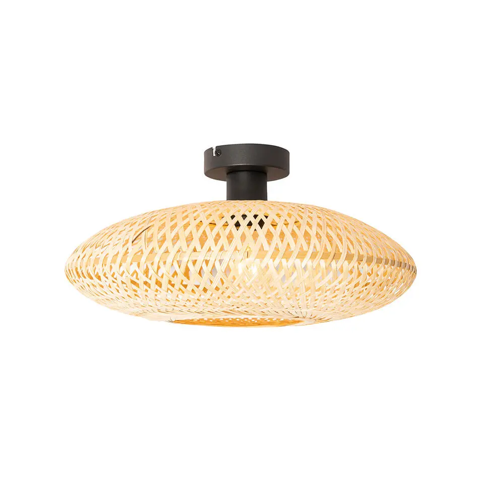 Qazqa plafondlampen ostrava crème e27