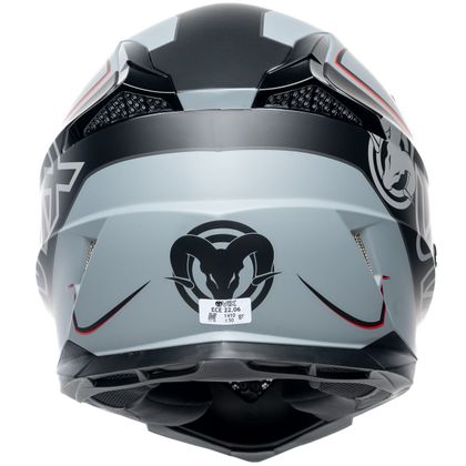 Casque cross Ovix DIRTY LAZY 2024 - Gris / Noir