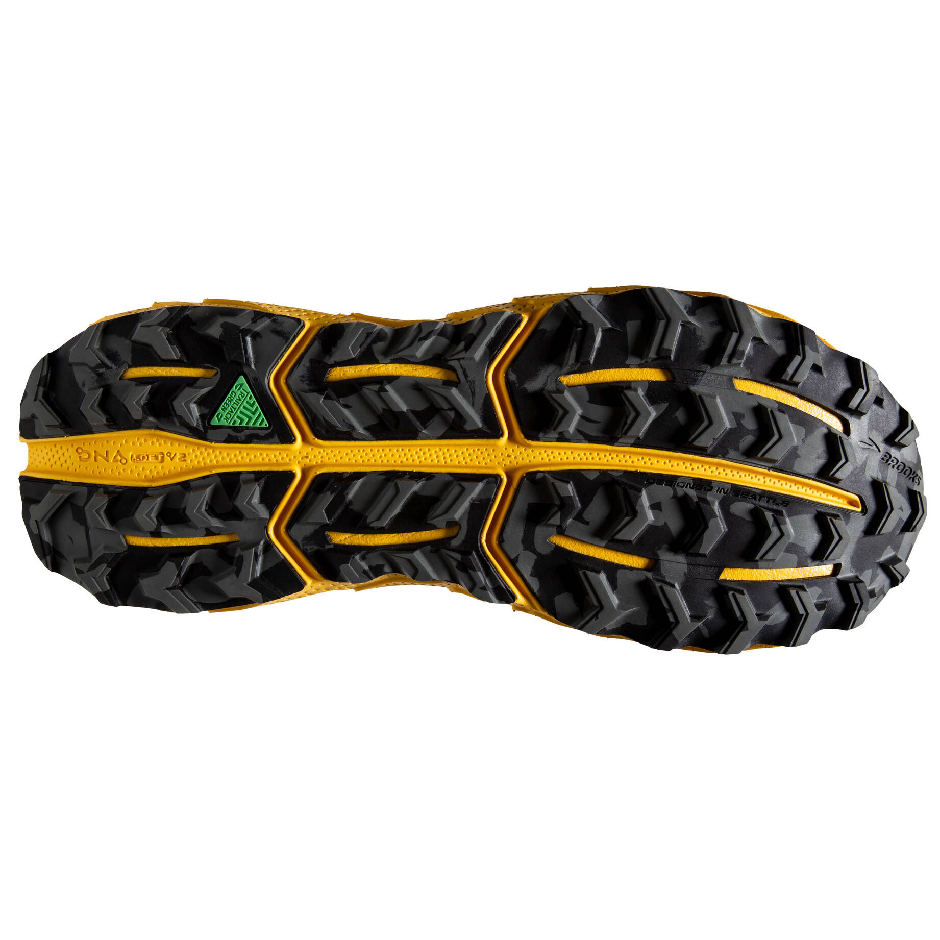 Brooks| Herren Trailrunningschuhe CASCADIA 17 grau/gelb
