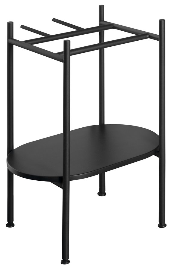 Sapho Puno wastafel frame 40x82x36cm zwart mat