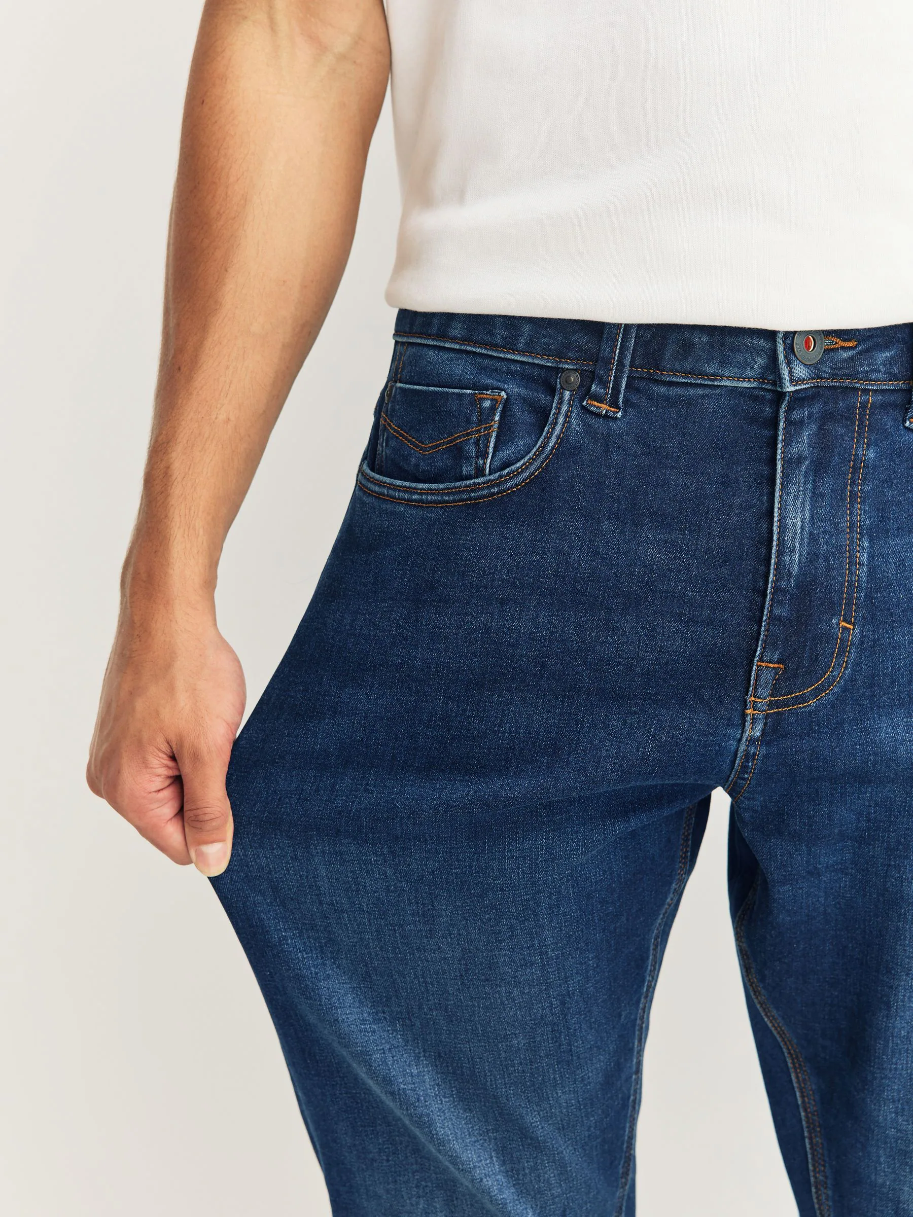 Blauw - Slim Fit - Motionflex jeans