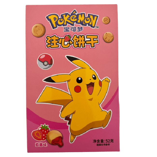 Leda Pokemon Aardbeienkoekjes 52g