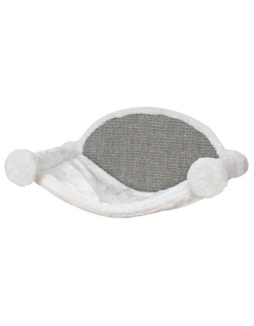 Trixie Hangmat Voor Aan De Muur - Kattenhangmat - 54x28x33 cm Grijs Wit