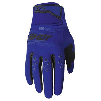 Gants Enduro Shot VISION - BLUE 2023 - Bleu / Noir