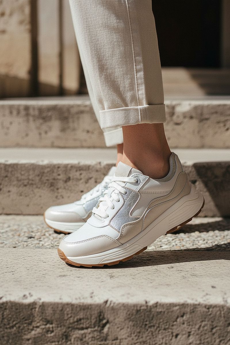 Xsensible Golden Gate Stretchwalker Sneakers Beige Dames