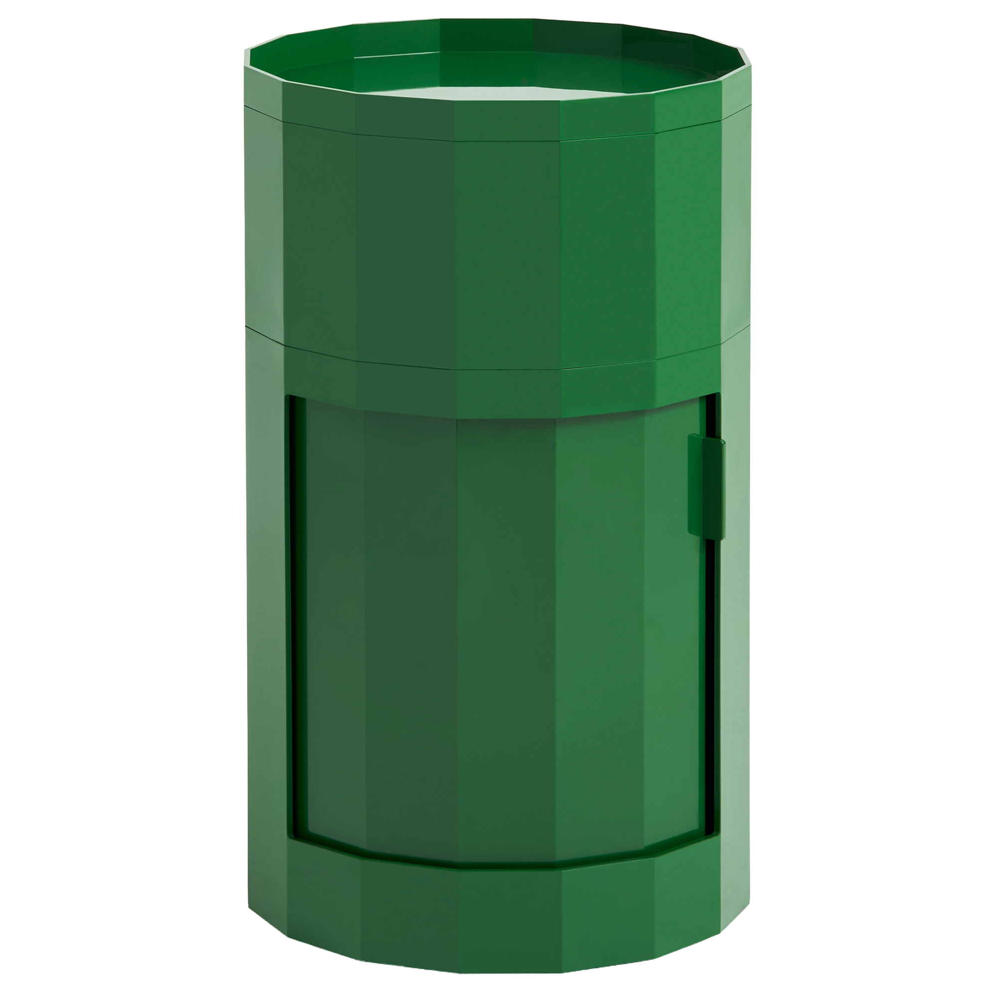 Nachtkastje Facet hoog groen