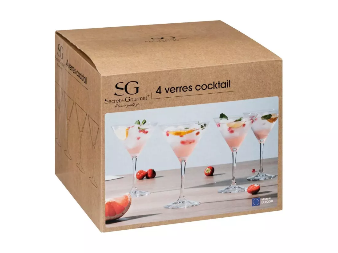 Lot de 4 Verres à Pied 