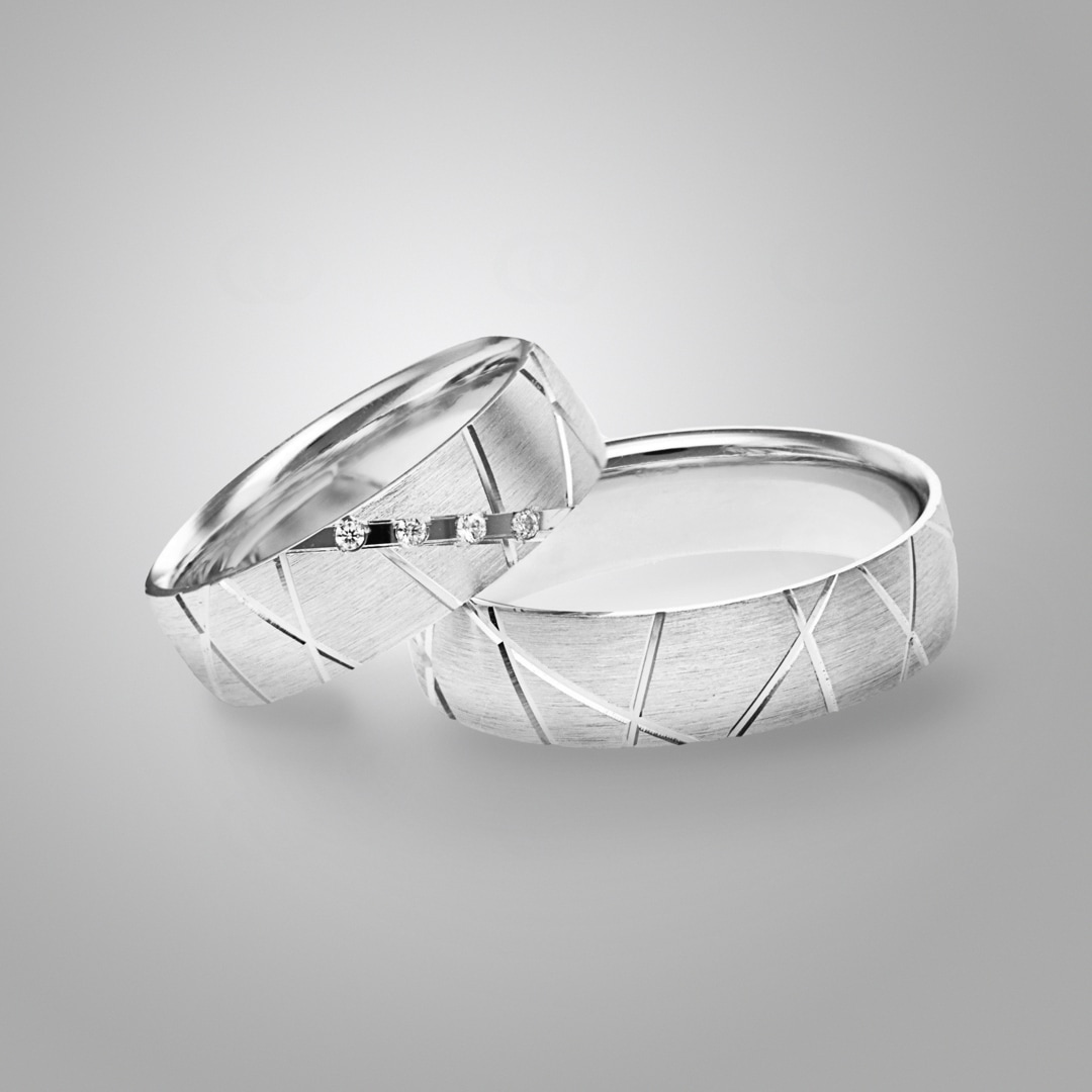 Paarringe 925 Silber Perugia
