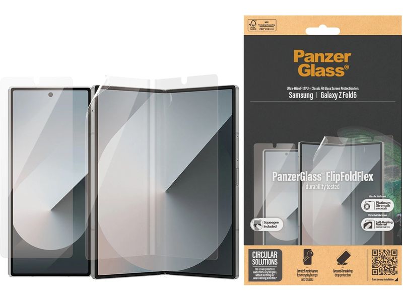 Panzerglass Displayschutz Duo-Pack Galaxy Z Fold6 Duo-Pack-Display-Schutzfolie für das Samsung Galaxy Z Fold6