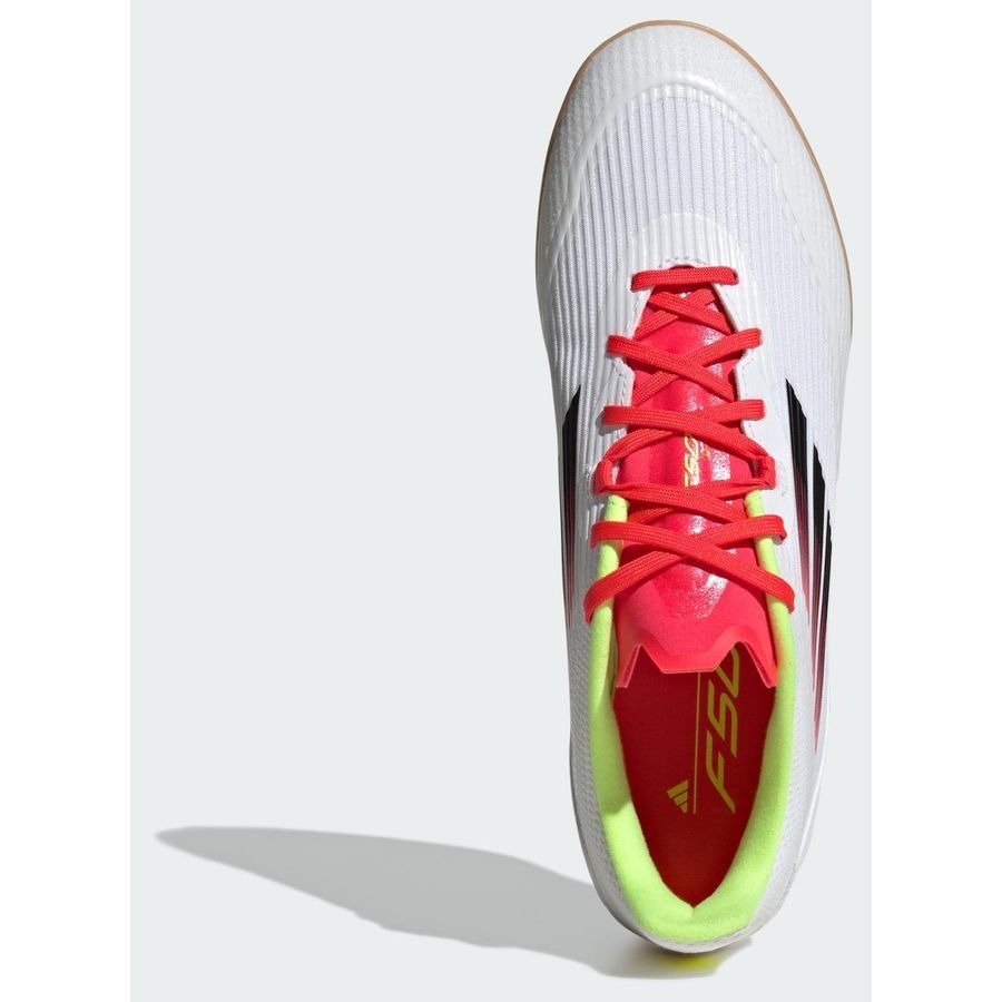 adidas F50 League IN Pure Victory - Blanc/Noir/Jaune
