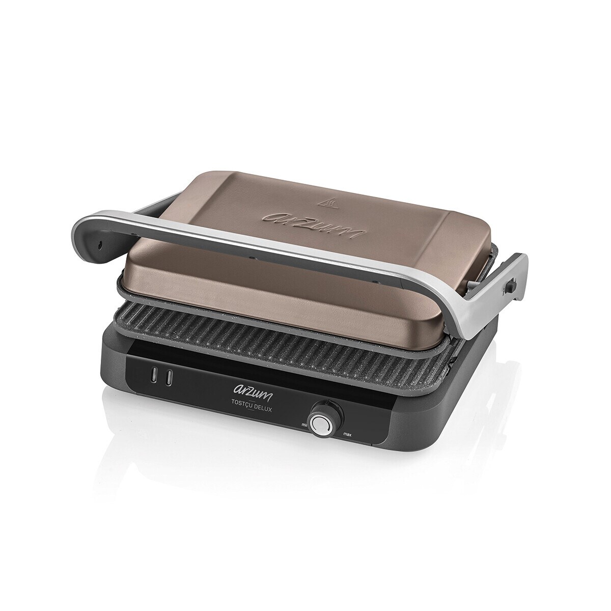 Arzum Tostçu Delux 1800W, Kontaktgrill Sandwichmaker Sandwich-Toaster