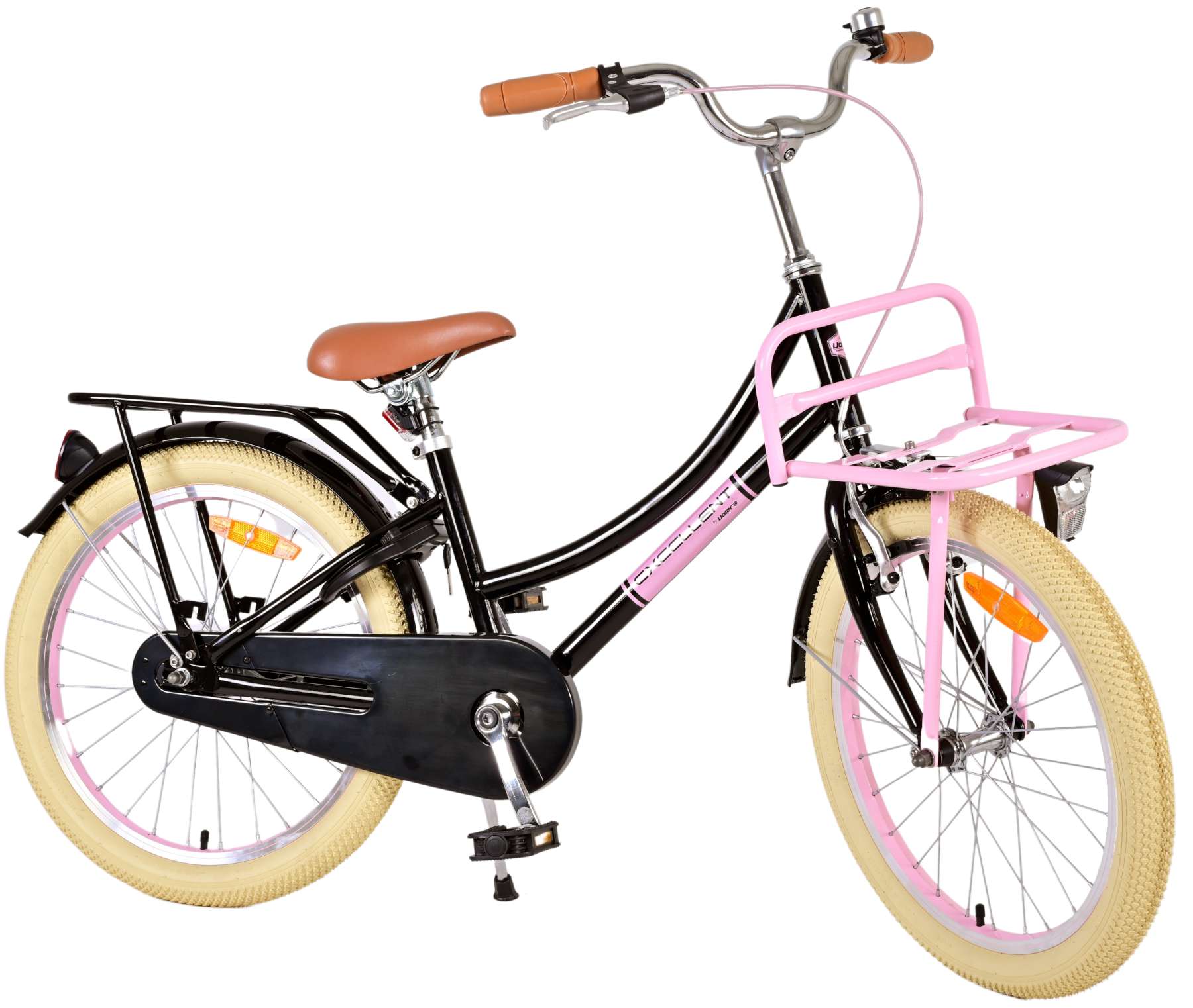 Kinderfahrrad Excellent Fahrrad für Mädchen 20 Zoll Kinderrad Schwarz